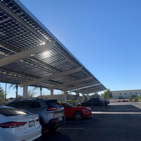 Solar Carports in Arizona | Commercial & Industrial Carport Solar